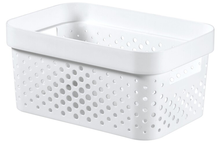 STORAGE BOX CURVER Infinity Dots 4.5 LT WHITE