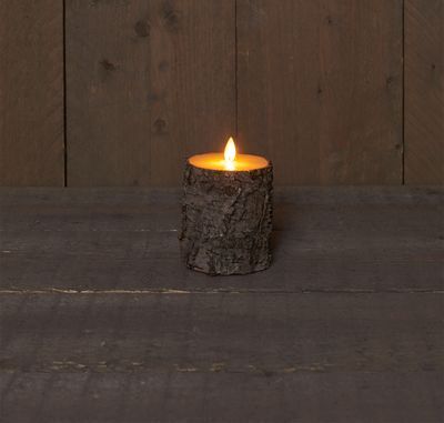 CANDLE TRUNK BROWN MOVING BATTERY FLAME