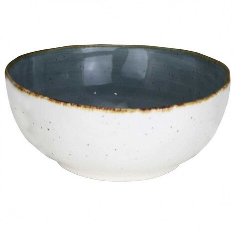 Country blue round bowl