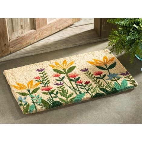 Entrance mat with rubber