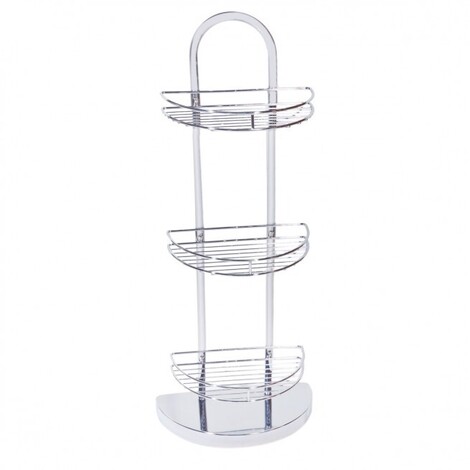 FLOOR  SHELF 3 POSITIONS INOX