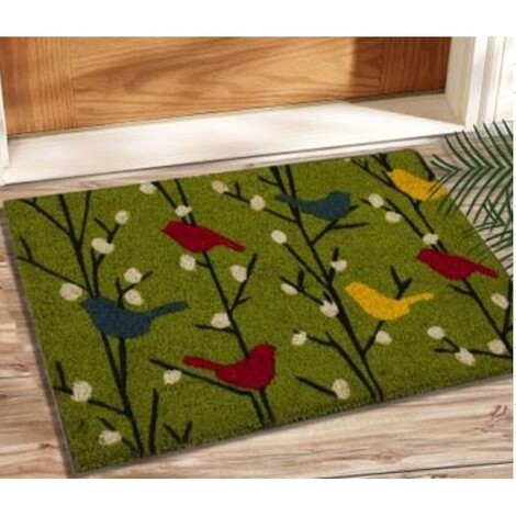 Entrance mat with rubber