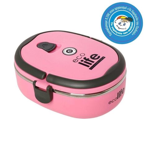 Pink Food Container Stainless Steel 800ml thermos