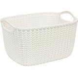 BASKET SQUARE CURVER KNIT XS 3 LT BEIGE