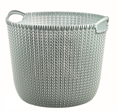 ORGANIZATION BASKET CURVER KNIT L 30 LT LIGHT BLUE