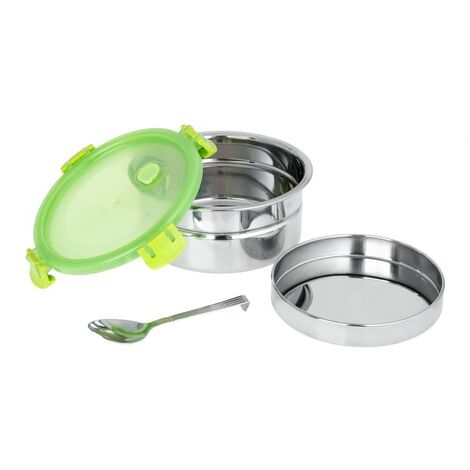 Stainless steel food container 1lt | single wall