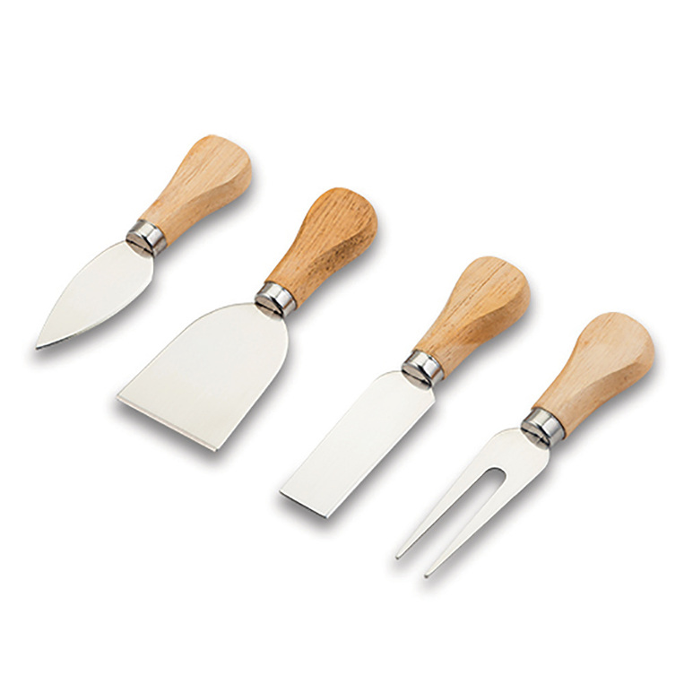 Set of 4 cheese serving tools