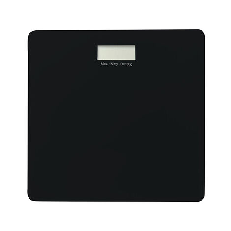 BATHROOM SCALES BLACK DIGITAL MAXIMUM WEIGHT 150kg