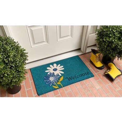 Entrance mat with rubber