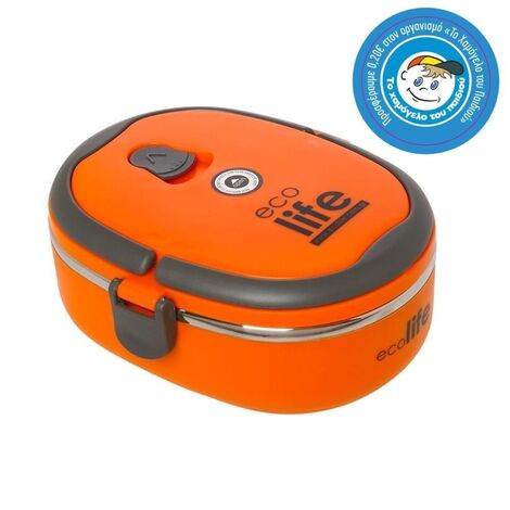 Orange Food Container Stainless Steel 800ml thermos