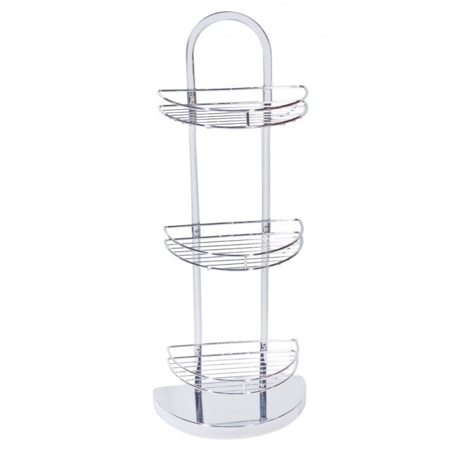 FLOOR  SHELF 3 POSITIONS INOX