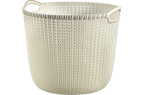 ORGANIZATION BASKET CURVER KNIT L 30 LT BEIGE