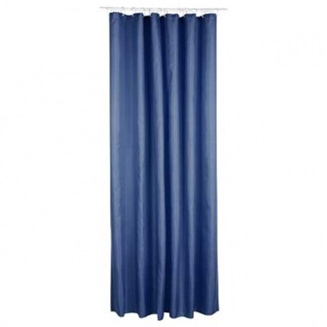 BATHROOM CURTAIN BLUE 180Χ200 EC. POLYESTER