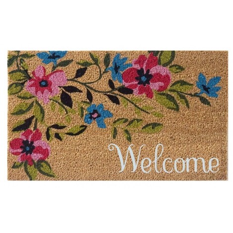 Entrance mat with rubber