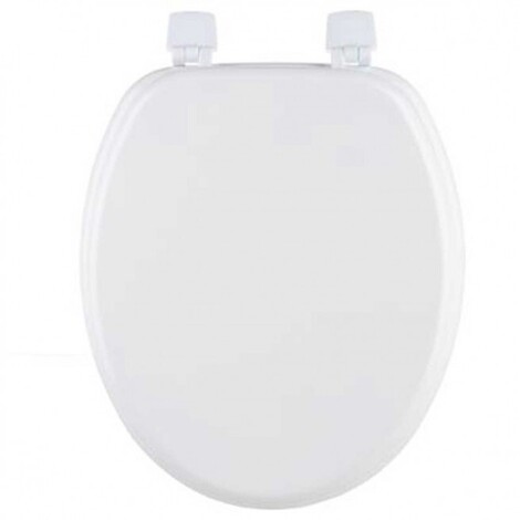 TOILET COVER WHITE 37X43 WOODEN