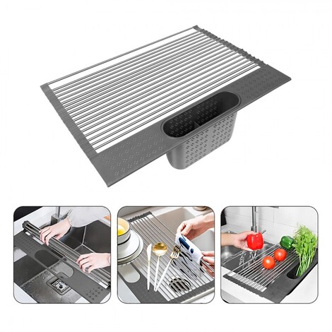 Folding dish rack