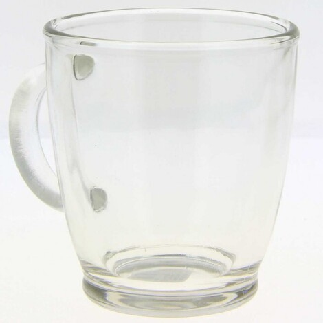 TRANSPARENT CUP WITH HAND