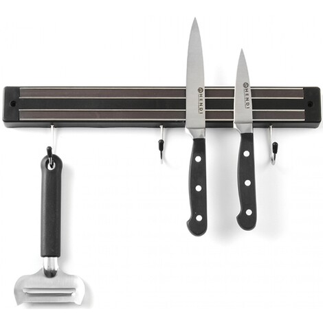 Knife magnet with 3 hooks