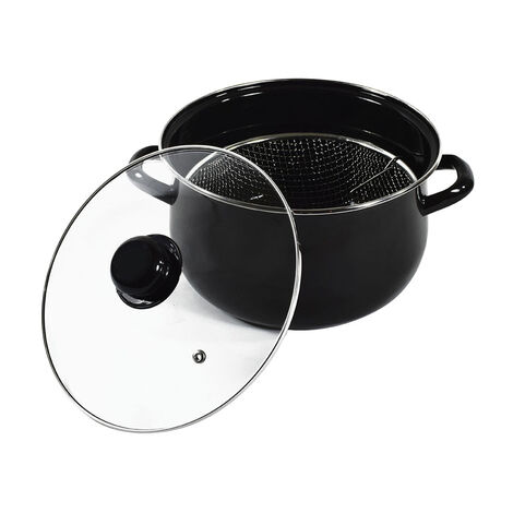 ENAMELY NON-STICK FRYER 24X18.9CM